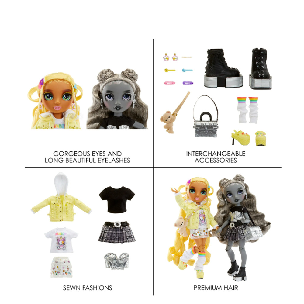 Rainbow High Shadow High Special Edition Madison Twins- 2-Pack Fashion Doll NWT - Picture 7 of 7